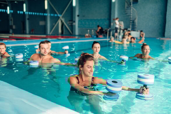 24 hour fitness water aerobics